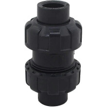 Ball check valve 20, 25, 32, 40, 50, 63 mm, PVC check valve for swimming pool (internal diameter 32 mm)