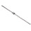 MGN7 Mini 400mm Guida Lineare 7mm Acciaio per Cuscinetti 11
