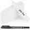 White plastic garden labels, 200 pieces, 10 x 1.6 cm 1