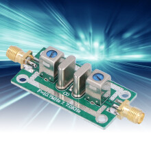 10,7 MHz 7 kHz Kristall-RF-Bandpass-Filter 50Ω Grün Silber Gold