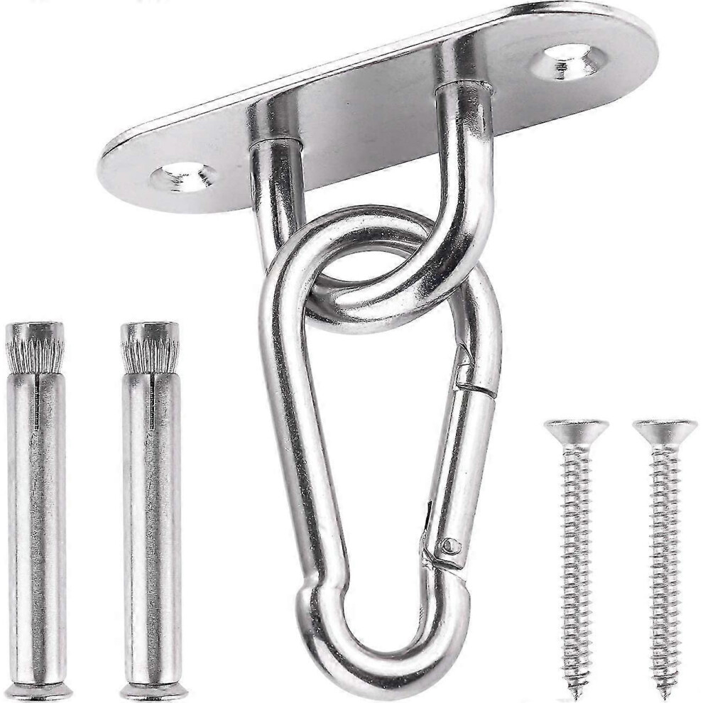 Ceiling hook, 450 kg capacity, heavy-duty wall hook made of 304 stainless steel, suspension kit for hammock, hanging chair, yoga punching bag-image-OPC-PMRJCT6-NEW