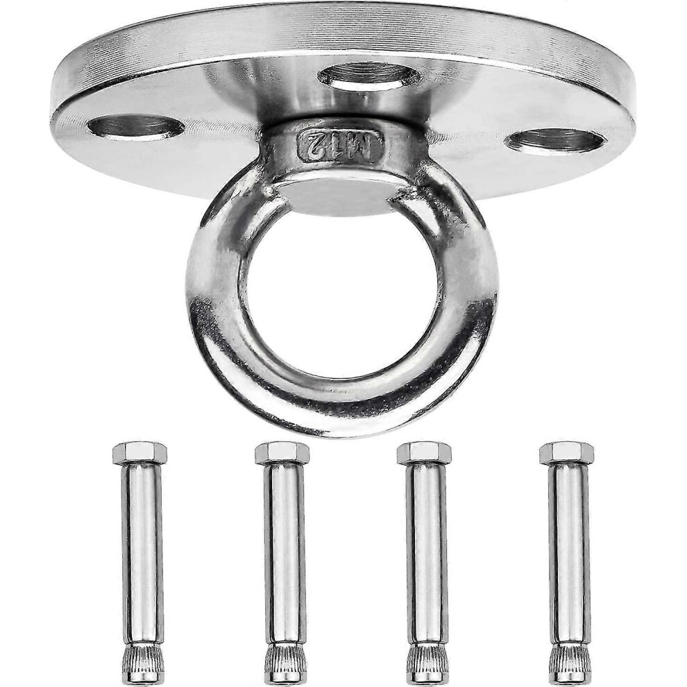 Heavy-duty swing hooks, stainless steel accessories, 360 swivel wall and ceiling bracket with screws, supports up to 500 kg.-image-OPC-PMRJCYC-NEW