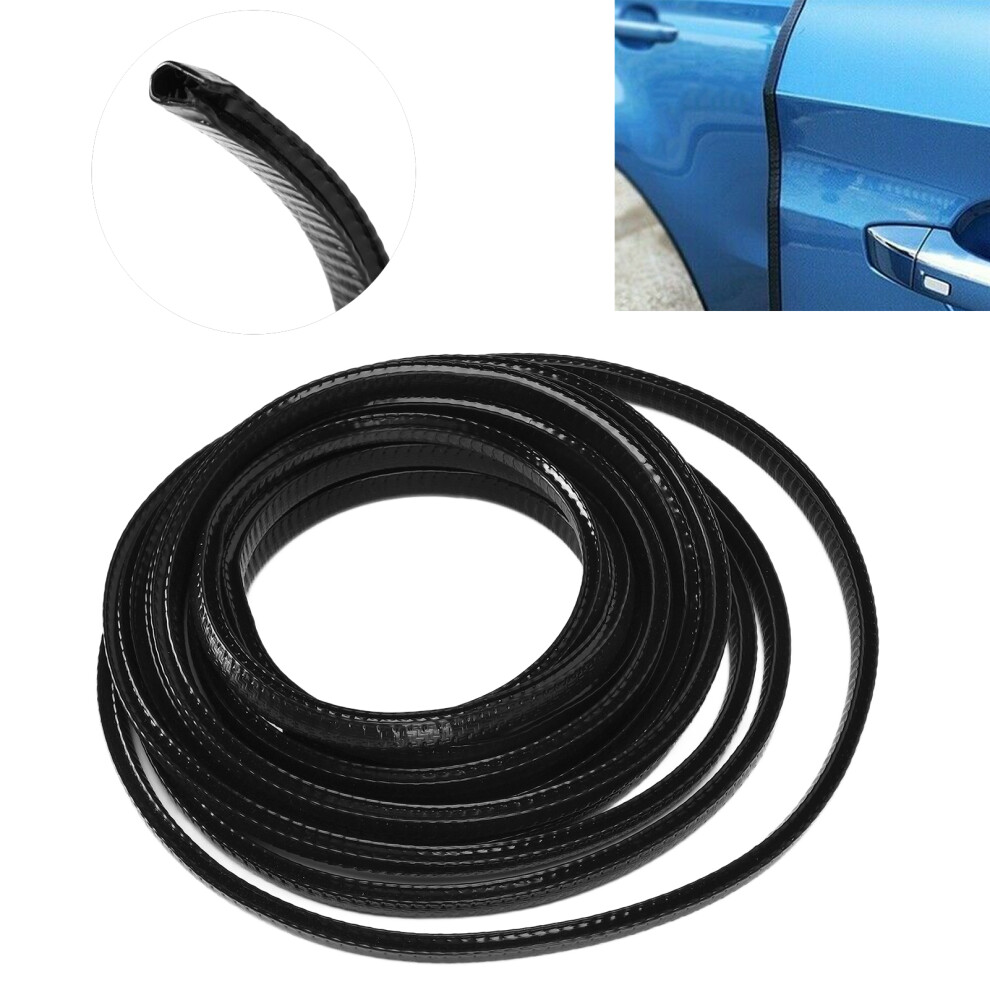 5M U-Shape Car Door Edge Guard Seal Strip 8X10mm Universal 9301358110306
