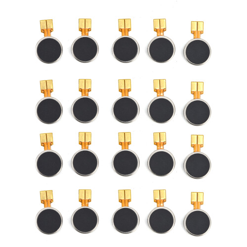 20Pcs 0827 Tiny Flat Coin Vibration Motor 3V 8x2.7mm 1