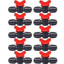 Pack of 10 16mm hose watering valves