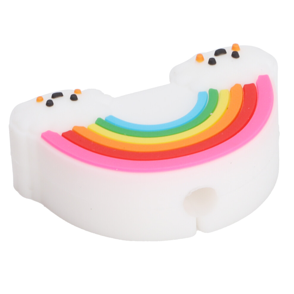 Rainbow Pvc Data Line Protector For Cellphone & Tablet Charging Cables 4981358110718