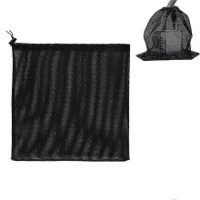 Pump bag, mesh filter bag, filter bag for pond pump, filter bag for domestic water pump (45 x 45 cm, black)