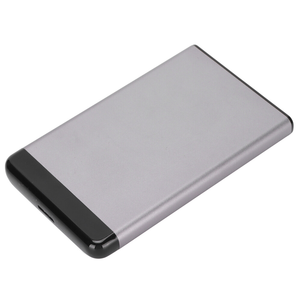 Ultra Thin 40Gb Aluminum External Hard Drive Usb3.0 For Windows/Linux Gray 4951358112234