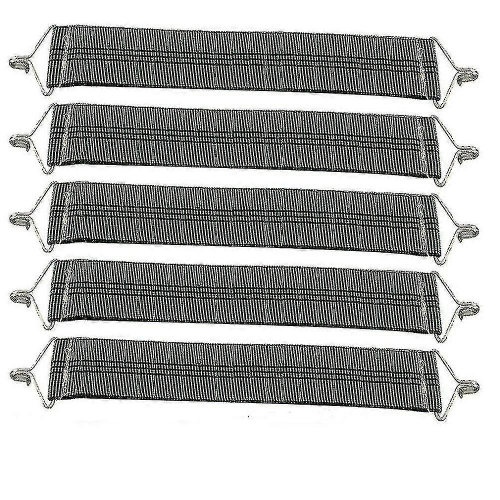 Set of 5 reclining chair reinforcement straps, replacement reinforced straps for patio recliners, chair repair, chair belts