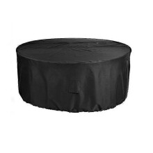 Round dustproof and waterproof protective cover for garden furniture (148 x 60 cm)
