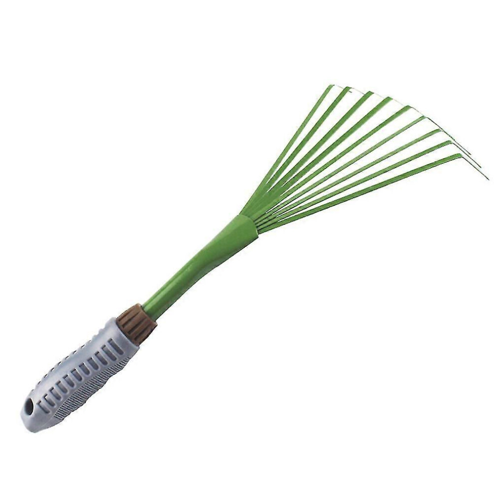 9-tine cleaning tools, fan leaf rakes, metal garden rakes, metal garden rake, portable fan rake, spring tools