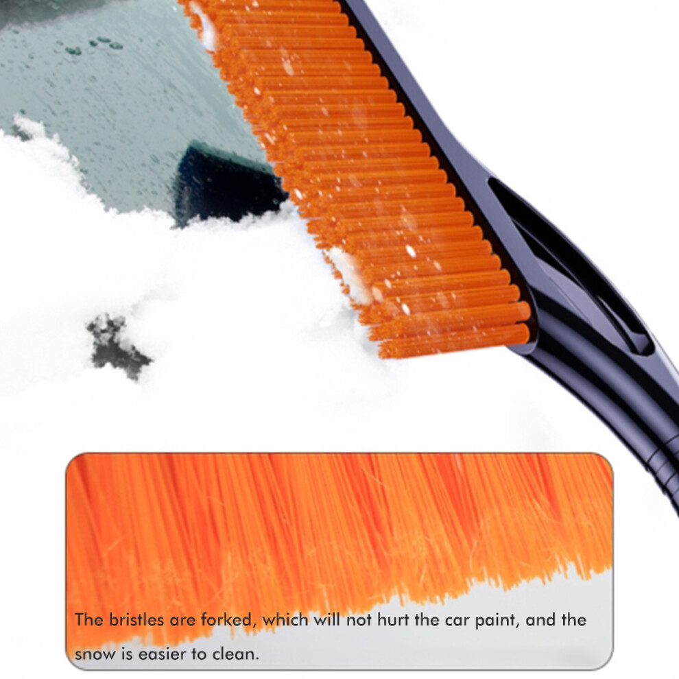 Detachable Car Snow Brush with Rotating Head, 77cm Extendable Winter Scraper-image-OPC-PMRJDRR-NEW