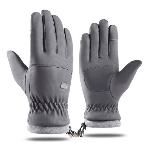 Gants d'hiver Taille unique, Gris/Noir/Bleu, isolés 1