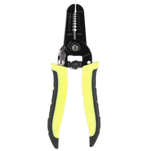 Spelafili da 7 pollici 22-10 AWG Nero e Giallo 1