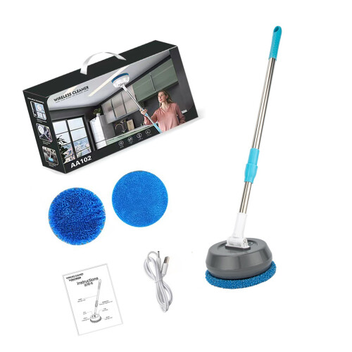 Intelligent Window Robot Cleaner Telescoping ABS Body For-grey