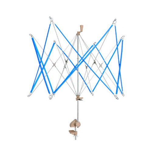 Hand Operated Thread Twist Quick Detachable Metal Frame-blue