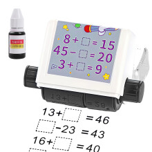 Mathematics Learning Stamper Addition Subtraction-Within 100