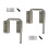 Adjustable Furniture Latches Secure Positioning Anti-Silver 1
