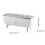Quiet Operation Air Humidifier With Mists Technology-White US 3