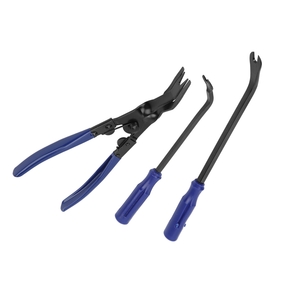 3Pcs Rivet Buckle Removal Tool Set Auto Repair Pliers With Oxford Bag Blue/Light 9391358114404