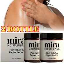 2X Mira Pain Relief Lotion,Mira Moisturizing Cream Skin Repair Cream for All Skin Types