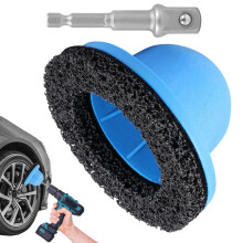Hub Cleaner 1/2 Driver Rust Remover, Stud Rust Removal Tool For Tractor RV Vehicle Trailer Couplings