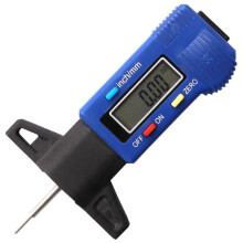 Depth Gauge Digital Tire Tread Depth Gauge For Car Built In Caliper Transmission Thickness Gauge Blue Tyre