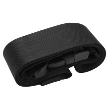 Black Nylon Luggage Strap 50x1640mm Durable Travel Baggage Secure