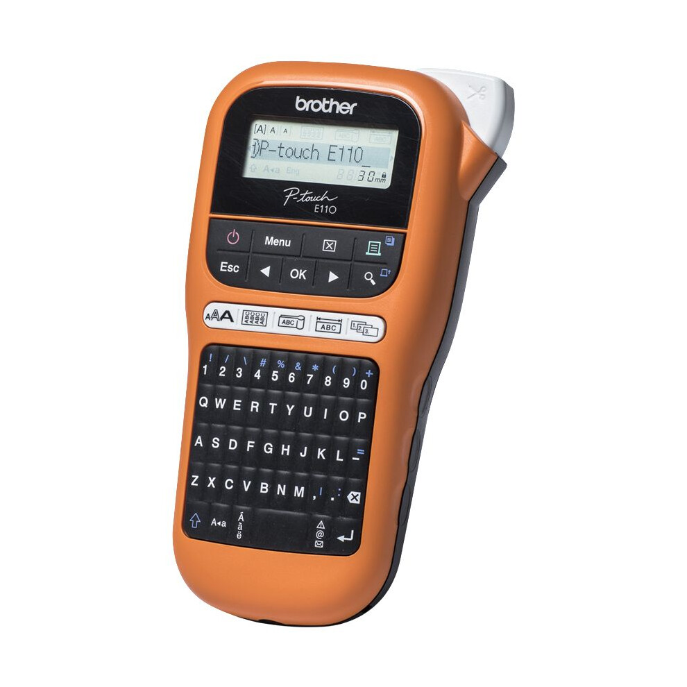Brother Pt-E110vp Handheld Electrician Label Printer 4977766774895