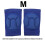 2pcs Blue Knee Pads, Thick Sponge, Anti-Slip, Size M 11