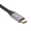 Adattatore da Type-C a MiniDP da 100 W Argento 5