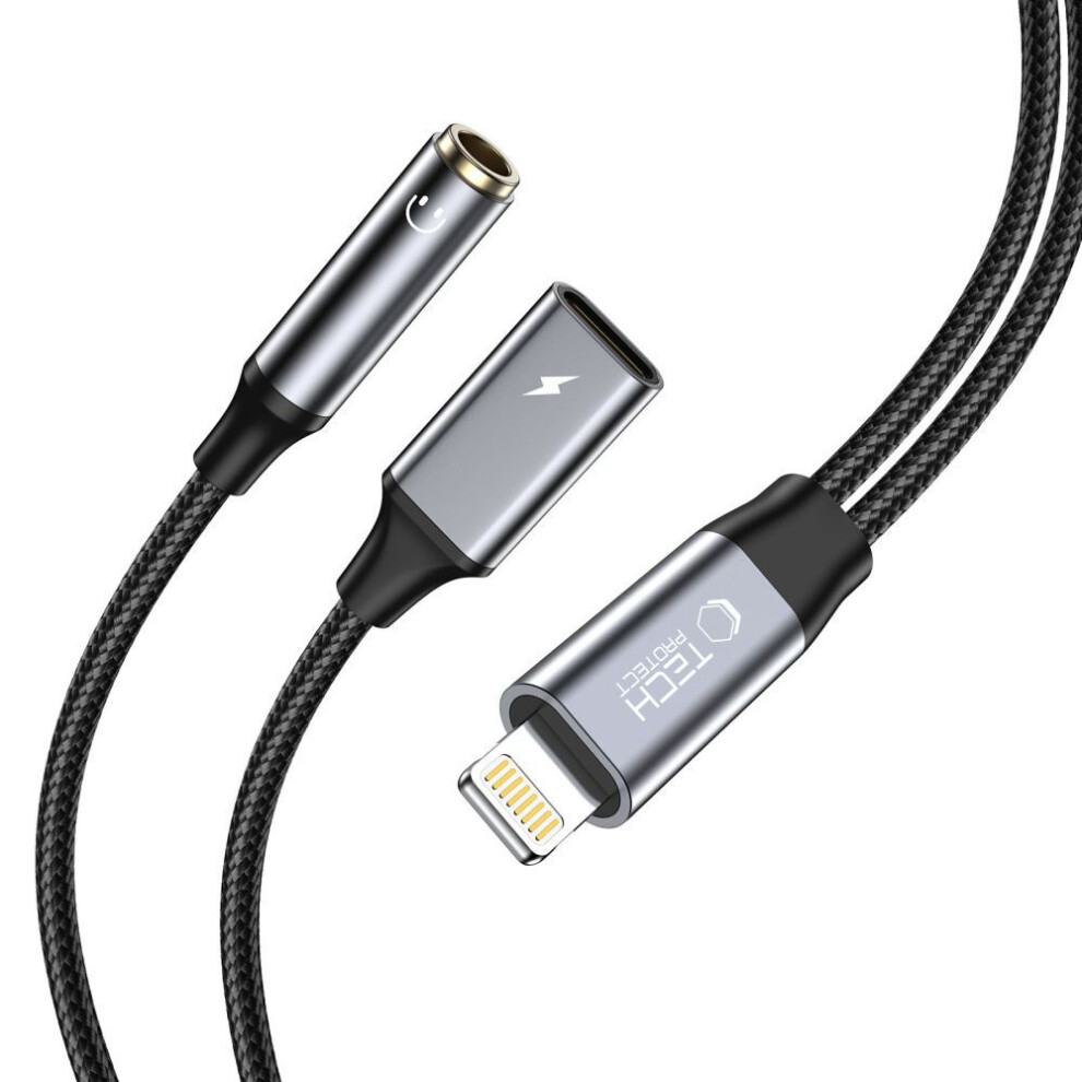 Tech-Protect UltraBoost (Klinkenadapter), Audio Adapter, Schwarz - Image 4