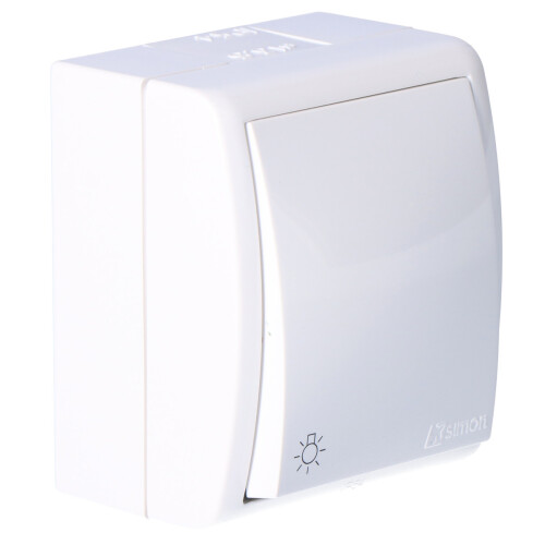 AQUARIUS KNAPLYS IP54 HVID AQS1/11 - E131AA-KN293 2