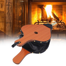 Large Wooden Fireplace Bellows 45.5x19.7cm with Leather Nozzle