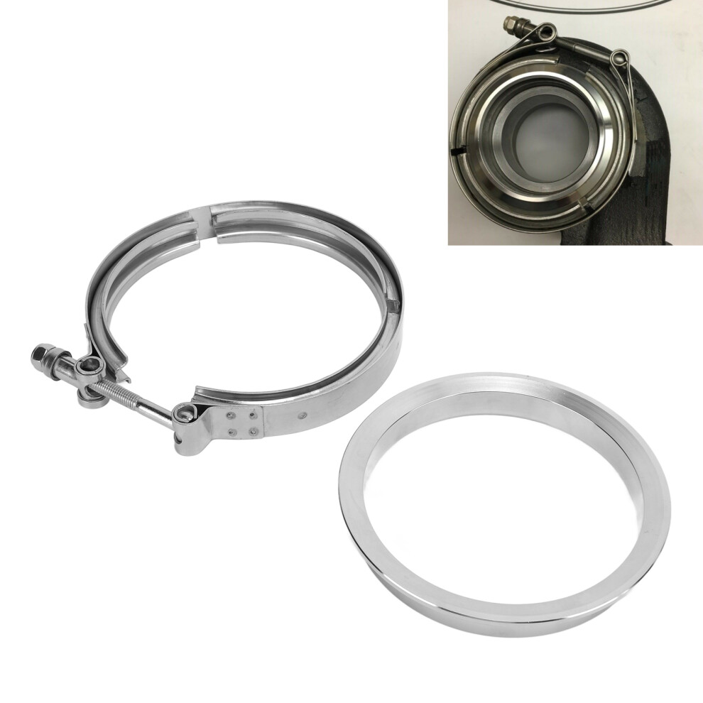 Exhaust Downpipe Flange Clamp 5.75In For S400 S480 S463 S467 T6 Turbo Upgrade 4691358124706