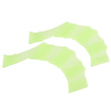 Silikon Schwimm-Handschellen Flossen Handschuhe, Erwachsene S/M/L, Grün