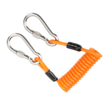 Keep Diving Springseil, Orange, Schnellentriegelung, Edelstahlverschlüsse