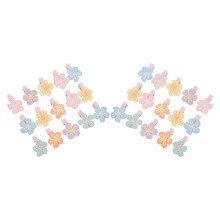 30 pcs Dog Hair Bows Flowers Topknot Pet Grooming Accessories, 3.5cm