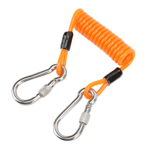 Keep Diving Springseil, Orange, Schnellentriegelung, Edelstahlverschlüsse 1