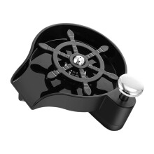 Sink Commercial Cup Washer High Pressure Cup Soap Washer-Black