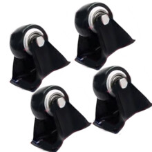 Strong Steel Casters with PU Quiet Rollers Easy-2.5 Inch