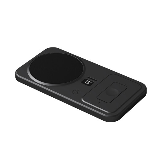 Adjustable Temperature Cup Warmer 22.5W Fast Chargers For-Black
