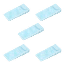 Space Efficient Door Regulator Permanent PVC Segment-Light blue