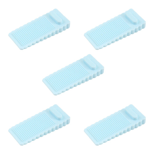 Space Efficient Door Regulator Permanent PVC Segment-Light blue