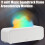 Simulated Flame Essential Oil Diffuser with Light Flame-White 5
