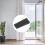 Thin Door Pad Flexible PVC Substance Damage Complimentary-Black 2