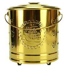Stainless Steel Burn Barrel With Lid And Handle Smokeless Incinerator Stove For Paper Wood Burning 15.3In D X 17.7In H