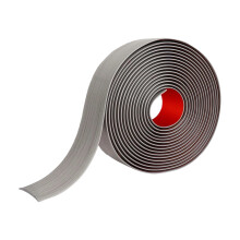 Edges Sealing PVC Door Bottom Sealing Strips-Gray wood grain