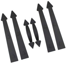 Garage Door Magnetic Hardware Set Faux Hinge Handle Trim No