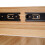 Living And Home 5-Piece Extendable Dining Table Set in Original Wood Color 5